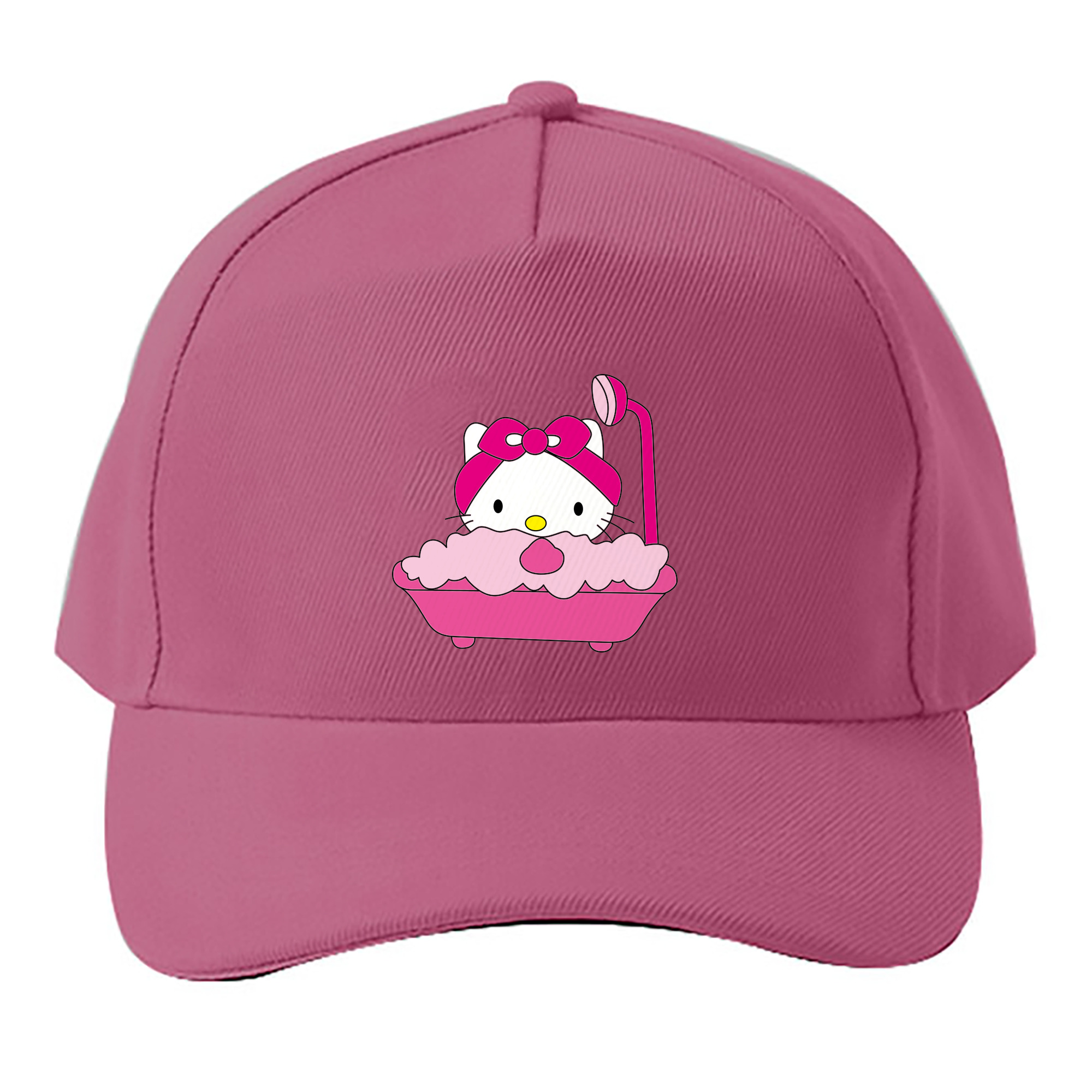（画像用） Hello Kitty ハローキティ ベースボールキャップ 綿100％ 男女兼用 帽子 スポーツ